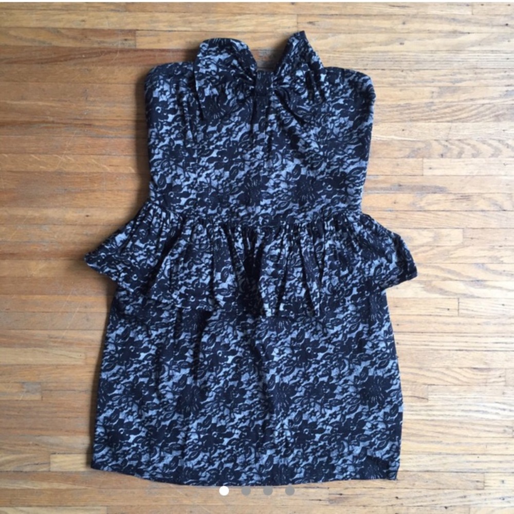 Material Girl 80’s Inspired Lace Mini Dress